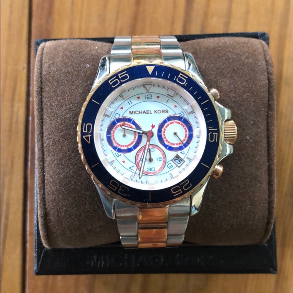 Men’s 2 toned Michael Kors Watch